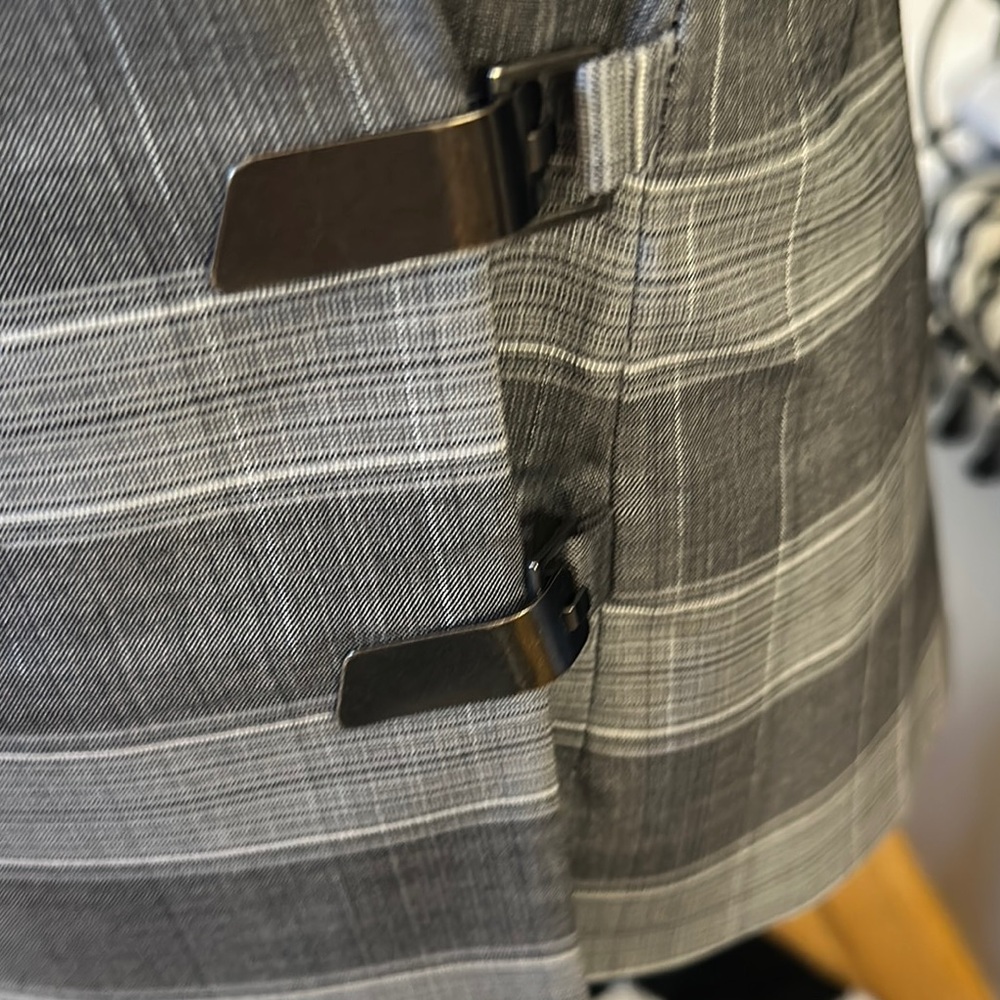 Lamb Gray Plaid Women's Jacket - image 2